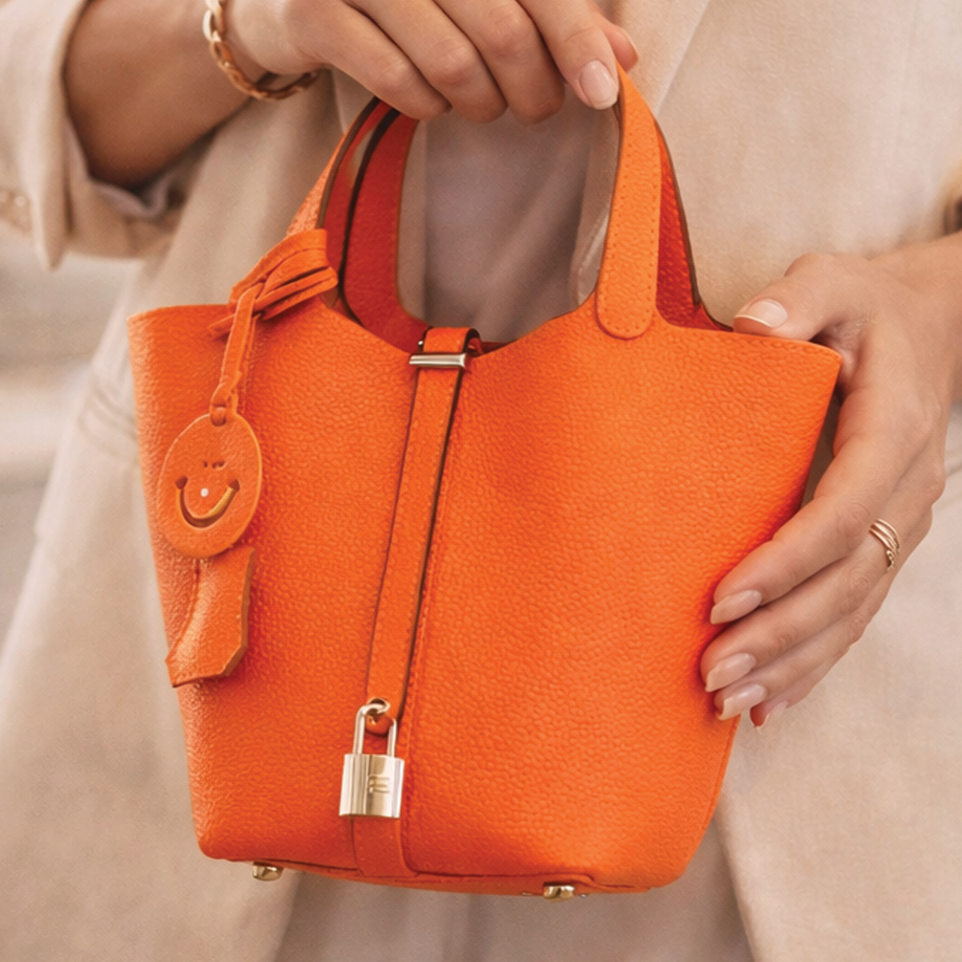 Ann | Faux Leather Tote Bag – Medium Size With Structured Design