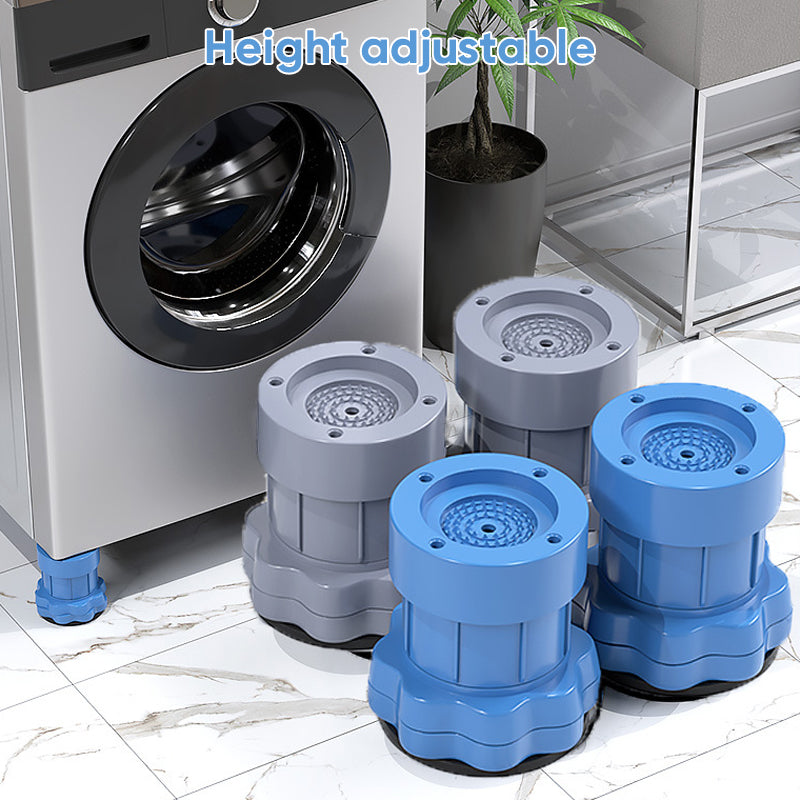 Anti-Slip Floor Pads Resin Fibre & TPU | Set of 4 for Washing Machines, Dryers & Furniture | Reduces Noise & Protects Floors