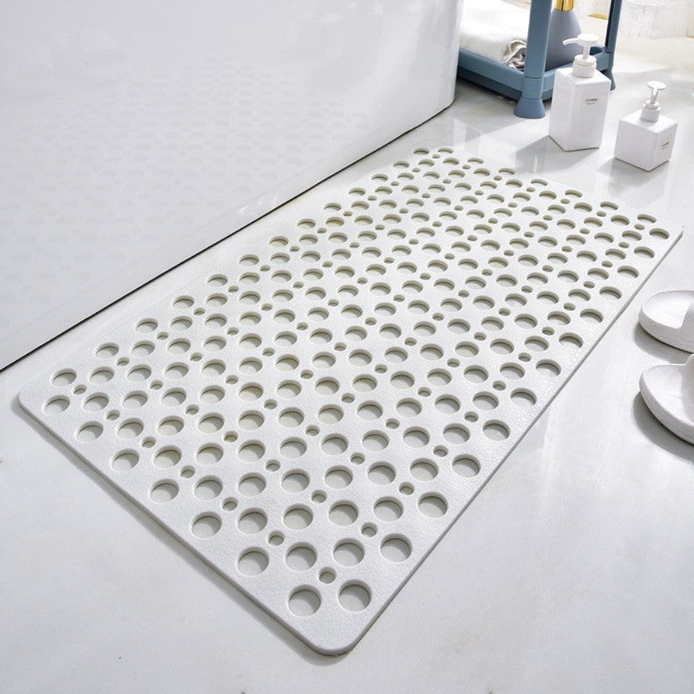 Anti-Slip Shower Mat PVC | Suction Cup Backing & Drainage Holes | Reduces Slipping, Supports Safer Showers, 6 Colours
