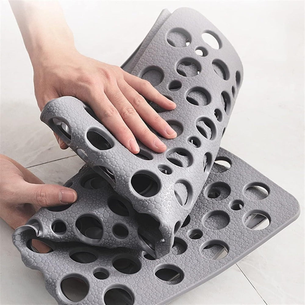 Anti-Slip Shower Mat PVC | Suction Cup Backing & Drainage Holes | Reduces Slipping, Supports Safer Showers, 6 Colours
