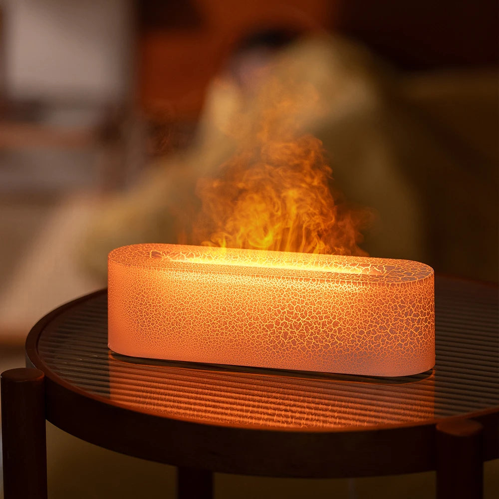 Aroma Diffuser | Flame Effect Mist, Twin Top Outlets