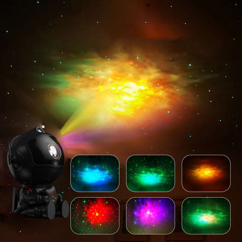 Astronaut Galaxy Projector Light | 8 Light Modes with Remote Control | Rotating Nebula Display for Bedroom Ceiling