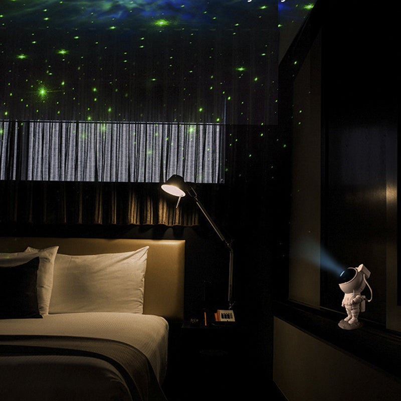 Astronaut Galaxy Projector Light | 8 Light Modes with Remote Control | Rotating Nebula Display for Bedroom Ceiling