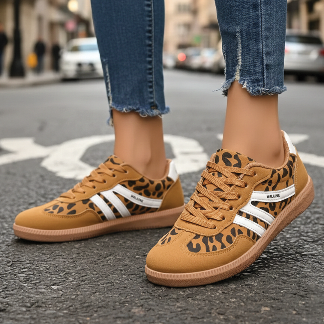 Aubrey | Low-Top Lace Sneakers – Vegan Leather With Rubber Sole 0