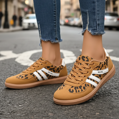 Aubrey | Low-Top Lace Sneakers – Vegan Leather With Rubber Sole 0