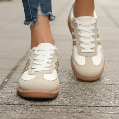 Aubrey | Low-Top Lace Sneakers – Vegan Leather With Rubber Sole 3