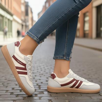 Aubrey | Low-Top Lace Sneakers – Vegan Leather With Rubber Sole 5