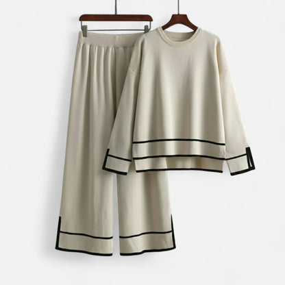 Aveline | Women's Set Loungewear – Knitted Two-Piece with Relaxed Fit 0