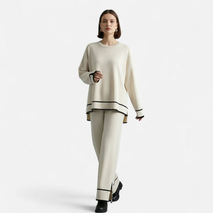 Aveline | Women's Set Loungewear – Knitted Two-Piece with Relaxed Fit 1