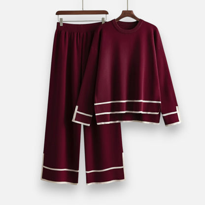 Aveline | Women's Set Loungewear – Knitted Two-Piece with Relaxed Fit 8