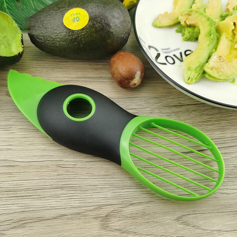 Avocado Slicer Stainless Steel | Peels, Splits, Cores and Slices in Seconds | Multipurpose Fruit Tool for Kiwi and Dragon Fruit