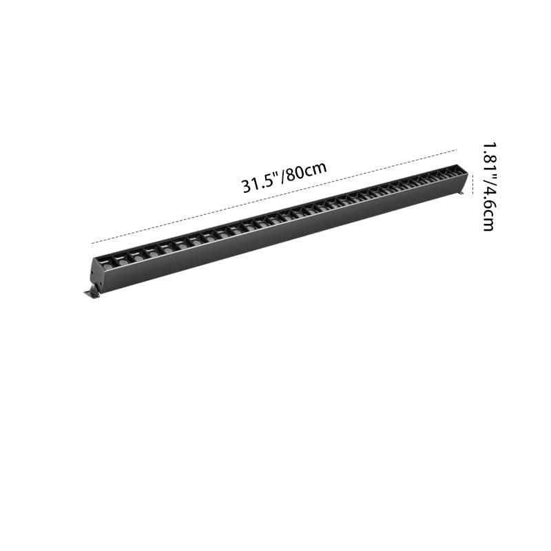 Rotatable Linear LED Flush Mount Ceiling Light | 90° Adjustable Wall Washer | Home Office and Living Room Lighting 7