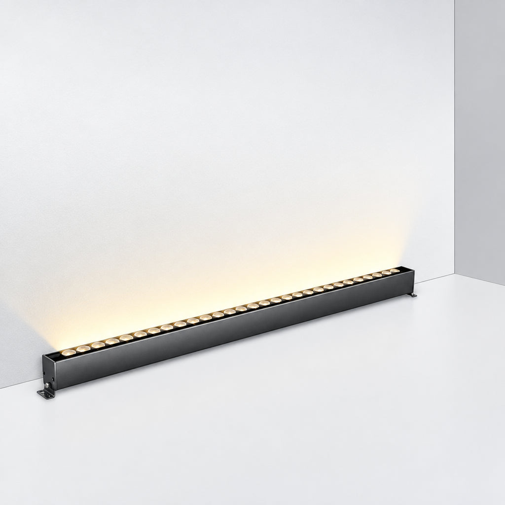 Rotatable Linear LED Flush Mount Ceiling Light | 90° Adjustable Wall Washer | Home Office and Living Room Lighting 3