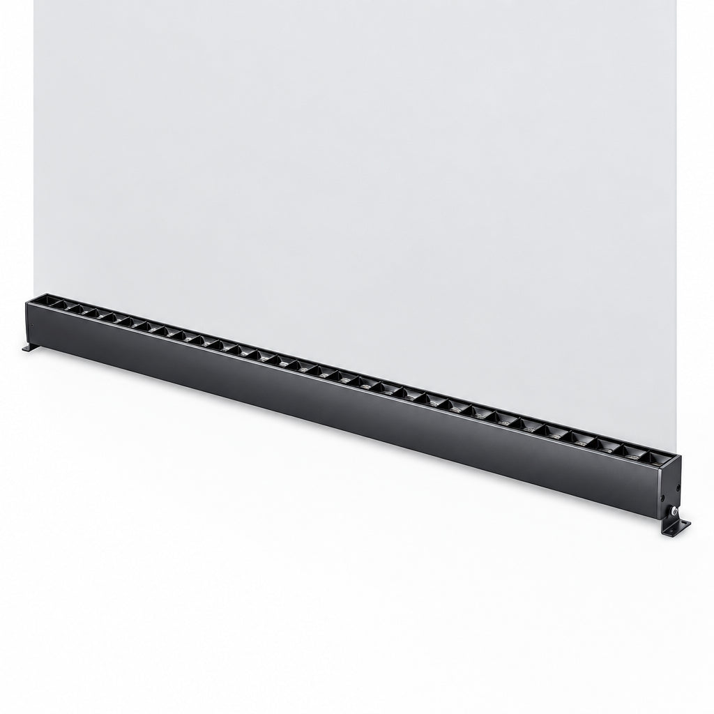 Rotatable Linear LED Flush Mount Ceiling Light | 90° Adjustable Wall Washer | Home Office and Living Room Lighting 15