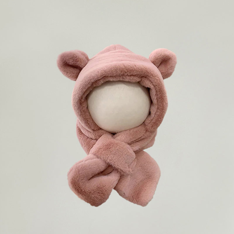 Baby Warm Hooded Hat | Cosy 2-in-1 Hood & Scarf Design