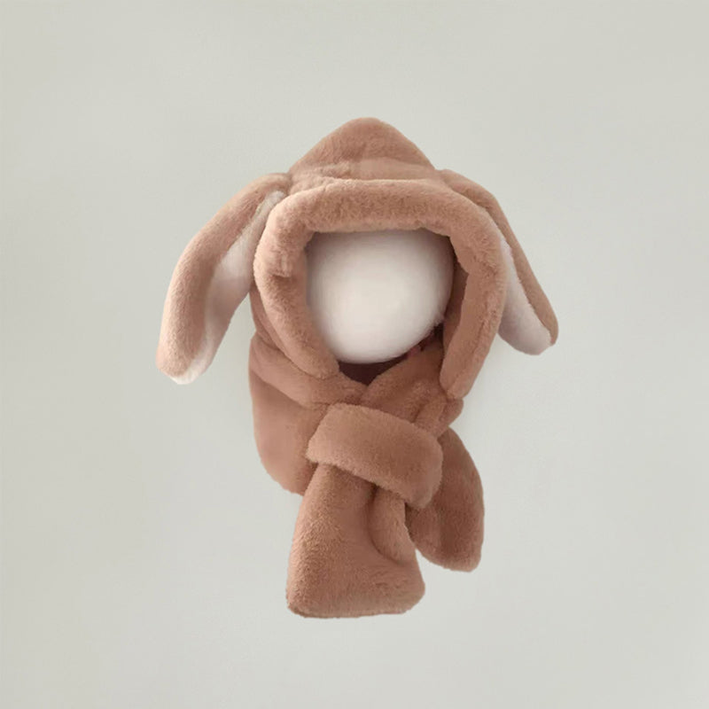 Baby Warm Hooded Hat | Cosy 2-in-1 Hood & Scarf Design