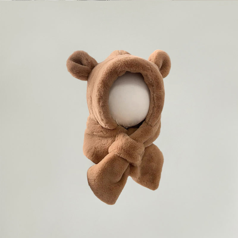 Baby Warm Hooded Hat | Cosy 2-in-1 Hood & Scarf Design