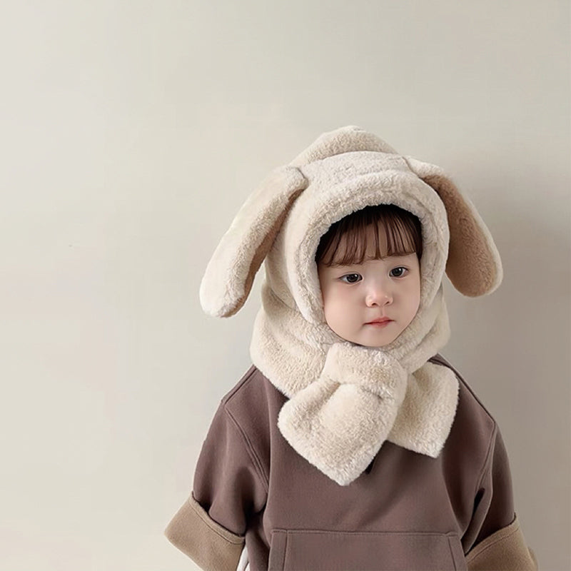Baby Warm Hooded Hat | Cosy 2-in-1 Hood & Scarf Design