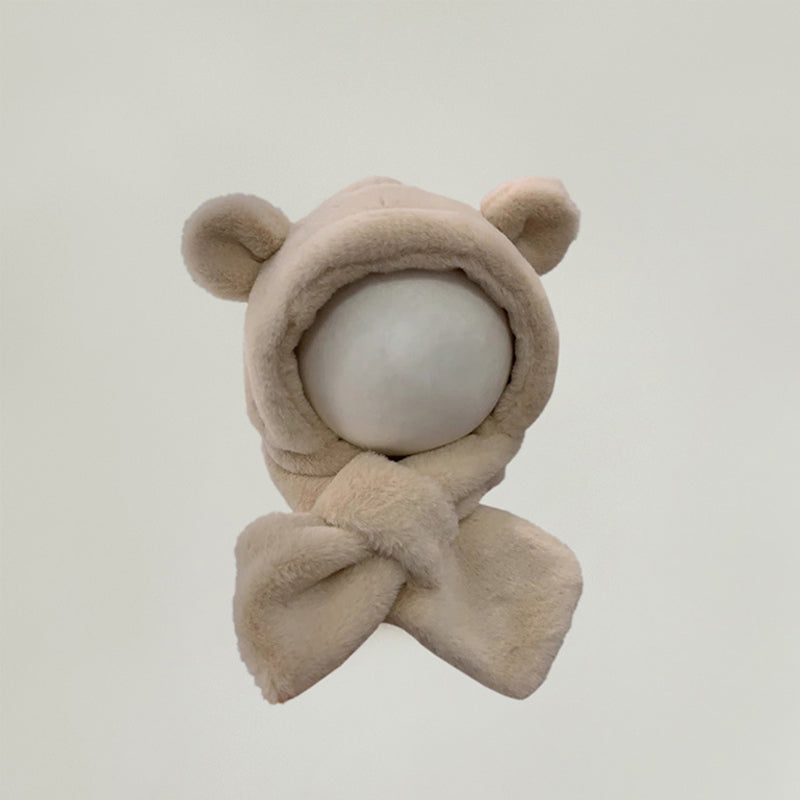 Baby Warm Hooded Hat | Cosy 2-in-1 Hood & Scarf Design