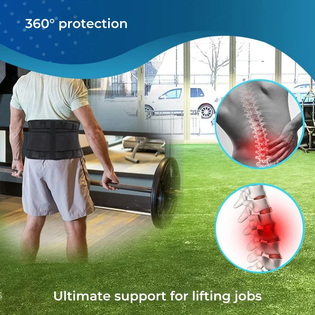 Back Support Belt for Women | Adjustable Lumbar Compression Straps | Breathable Posture Support for Full Mobility 6