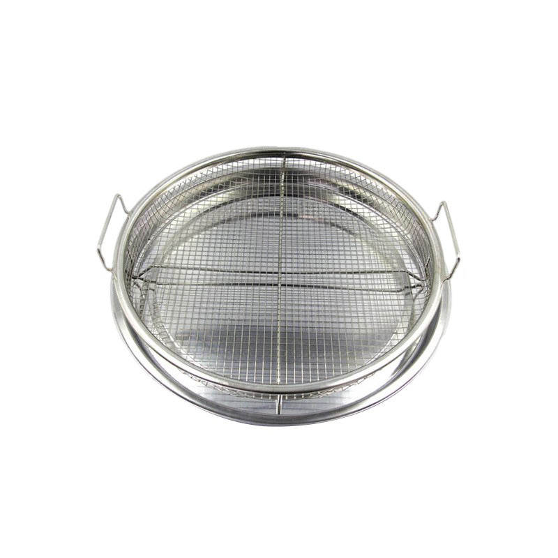 Baking Tray | Raised Drop-In Mesh Basket, Side Handles