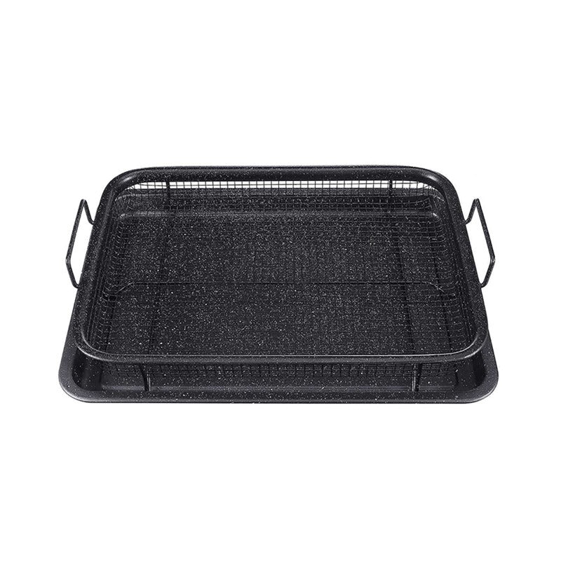 Baking Tray | Raised Drop-In Mesh Basket, Side Handles