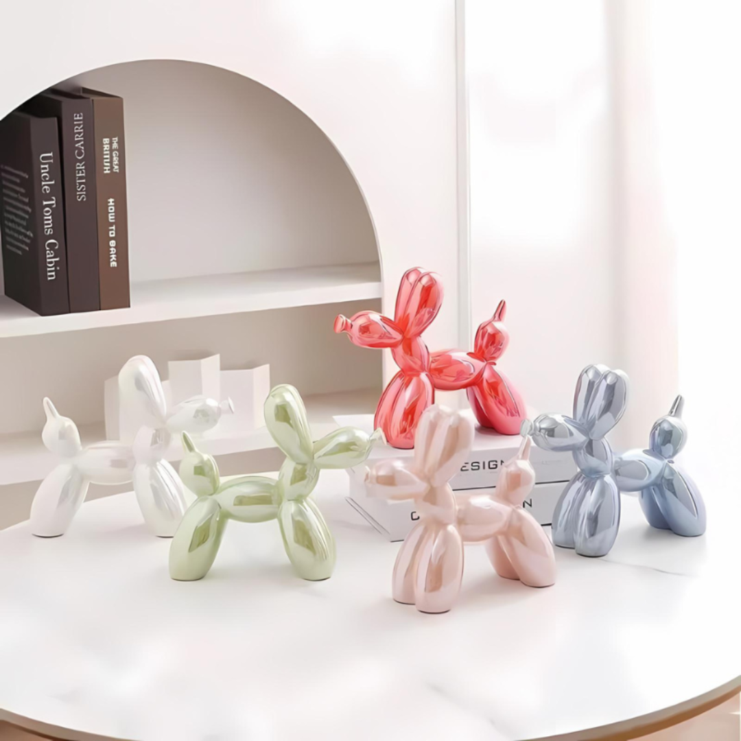 Balloon Dog Sculpture | Mirror Finish, Twisted Segments