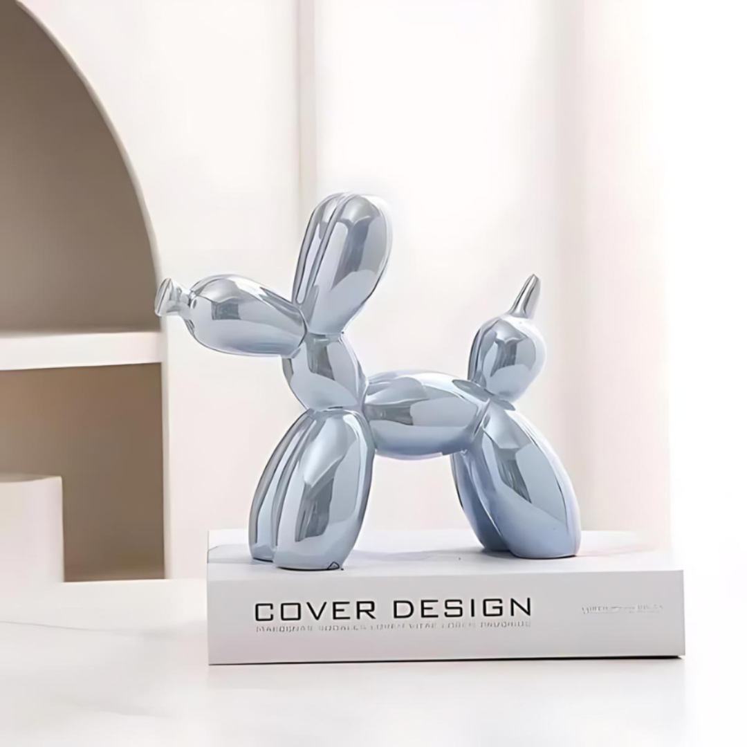 Balloon Dog Sculpture | Mirror Finish, Twisted Segments