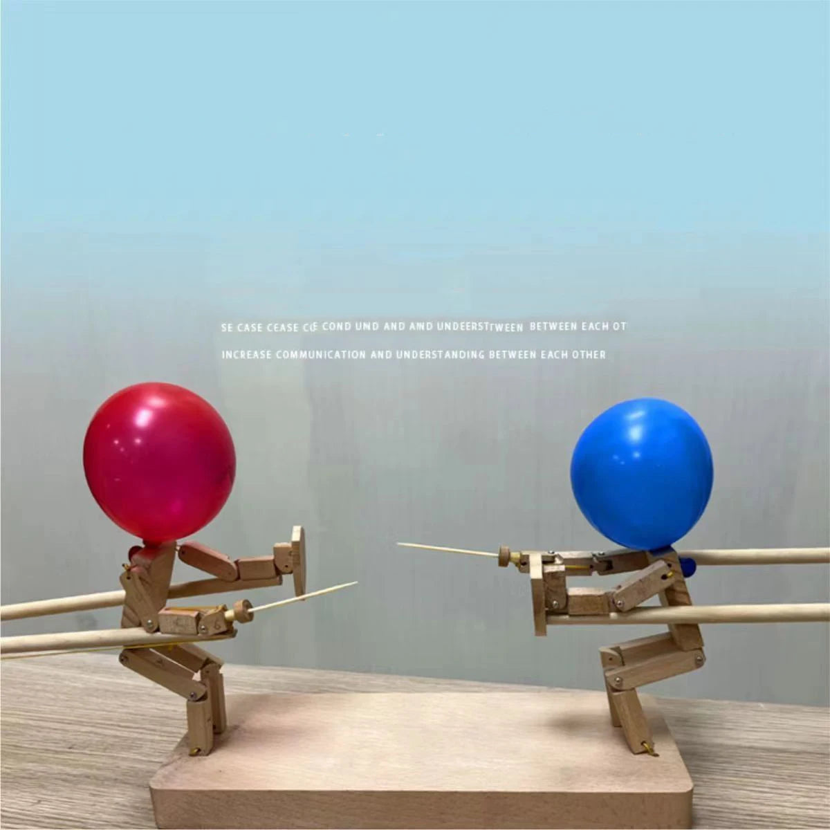 Bamboo Sword Duel | Wooden Balloon Fencing Toy