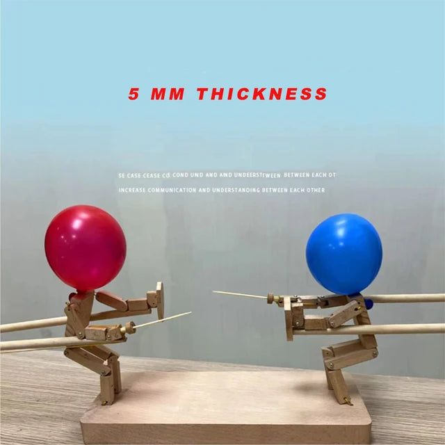 Bamboo Sword Duel | Wooden Balloon Fencing Toy
