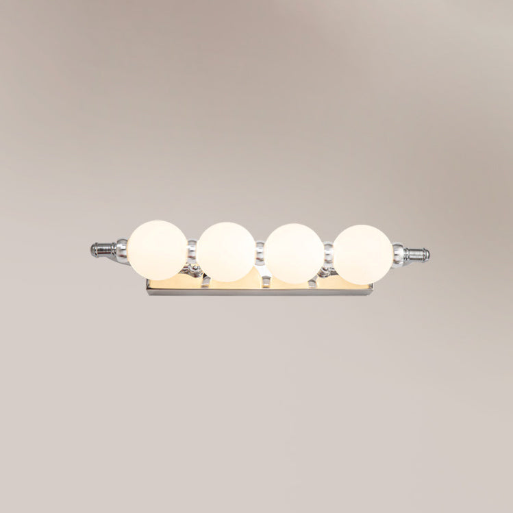 LED Globe Vanity Mirror Light | Hardwired Wall Fixture with 3 Colour Temperatures | Even 360-Degree Illumination for Bathrooms 2