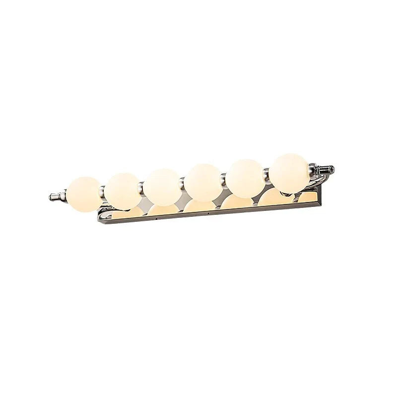 LED Globe Vanity Mirror Light | Hardwired Wall Fixture with 3 Colour Temperatures | Even 360-Degree Illumination for Bathrooms 6