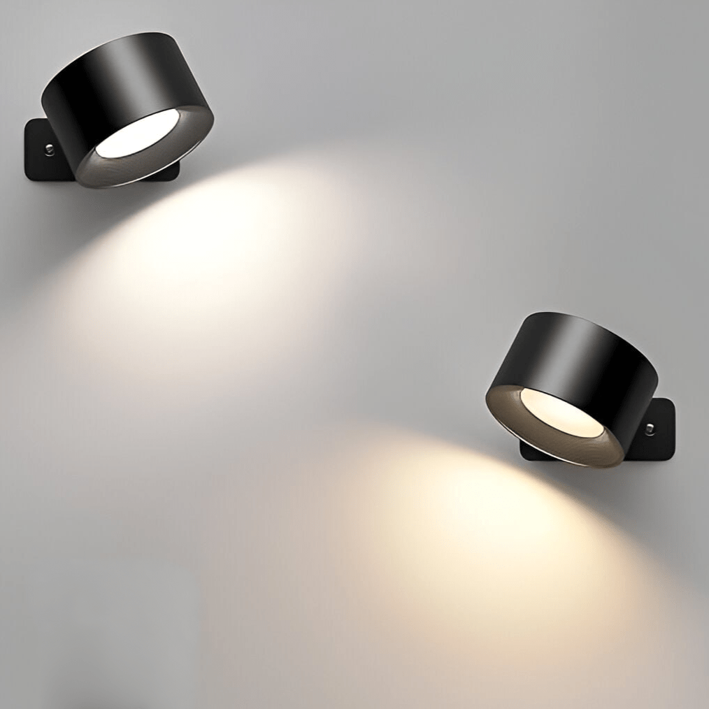 Battery Operated Wall Light ABS | Rechargeable 360° Adjustable with Touch or Remote Control | Wireless Modern Lighting