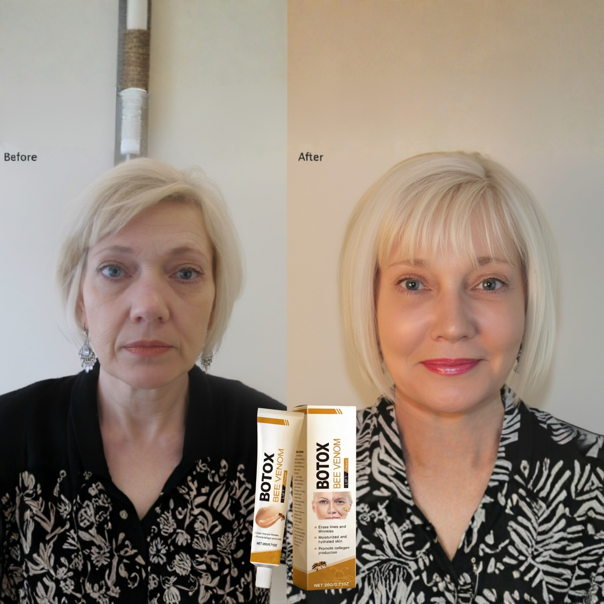 Bee Venom Firming Face Cream | 20 g Jar, Daily Use for All Skin Types | Hydrates, Smooths Fine Lines and Softens Skin