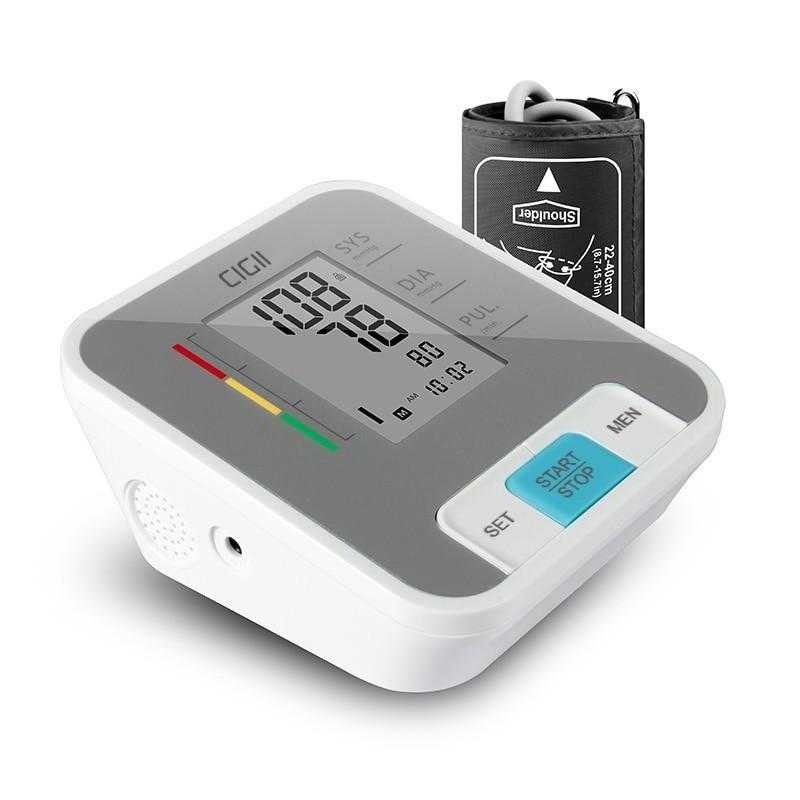 Blood Pressure Monitor | Arrhythmia Detection & Dual User Memory | 120-Set Storage with Date and Time Display Screen