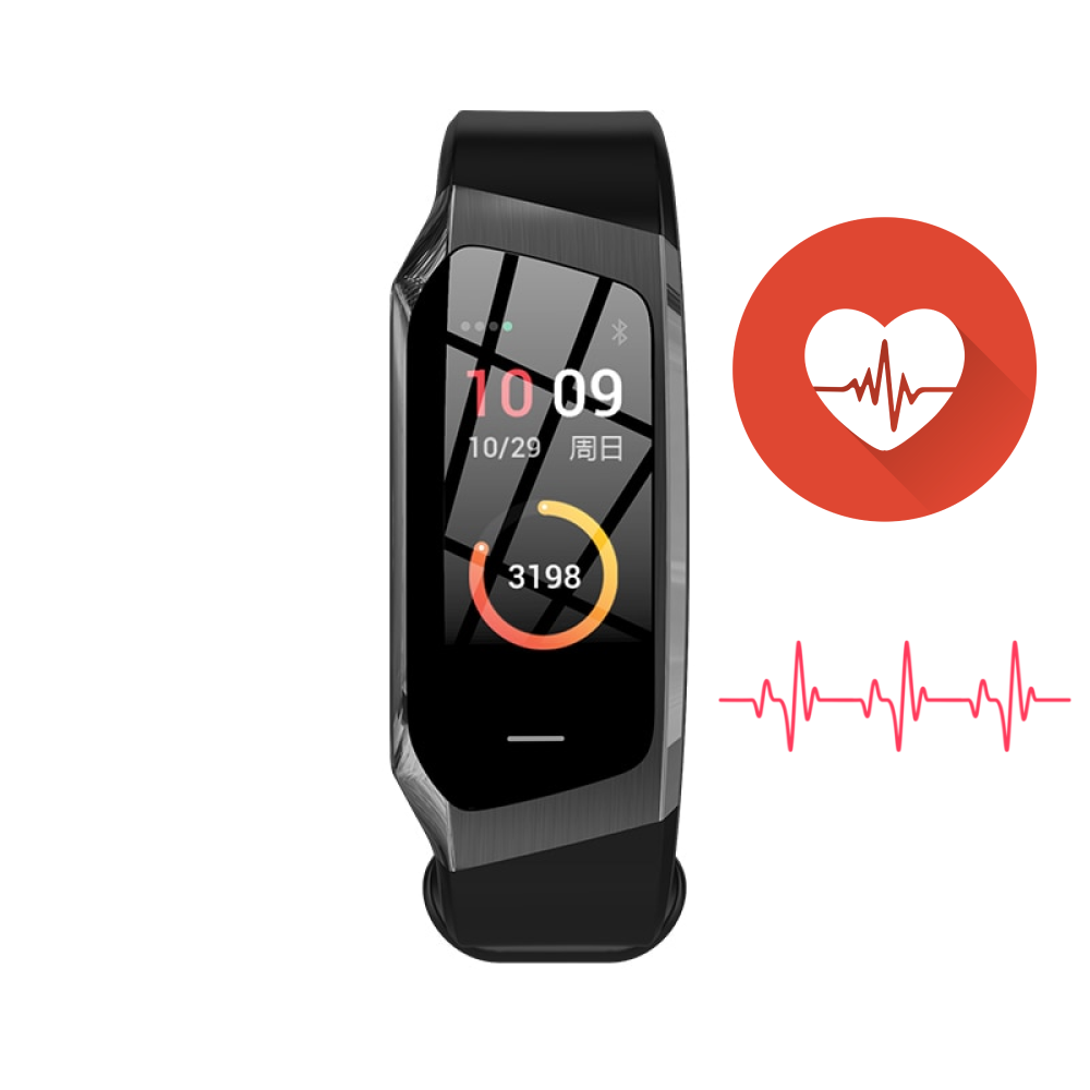 Blood Pressure Smart Watch | Heart Rate Monitor with Sleep & Sports Tracking | IP67 Waterproof, 30-Day Standby
