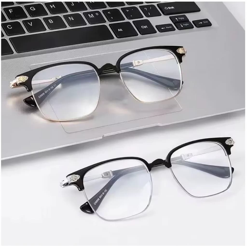 Blue Light Blocking Glasses Metal Frame | Lightweight Design for All-Day Wear | Reduces Eye Strain and Headaches