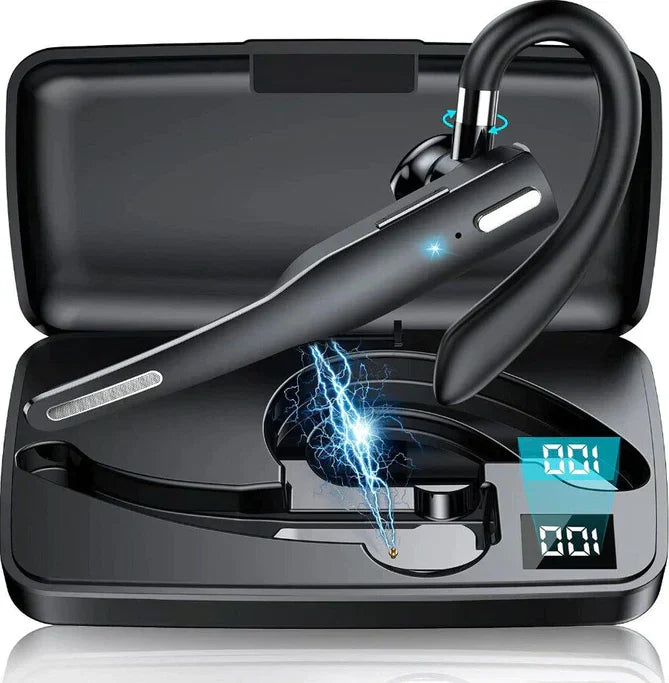 Bluetooth 5.1 Noise Cancelling Headset | Dual Mic CVC8.0 & IPX7 Waterproof | 25-Hour Talk Time Hands-Free Calling