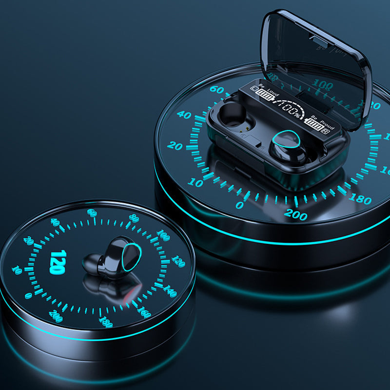 Bluetooth Wireless Earphones | Touch Control, LED Battery Display | IPX4 Waterproof Rating, 2000mAh Charging Case