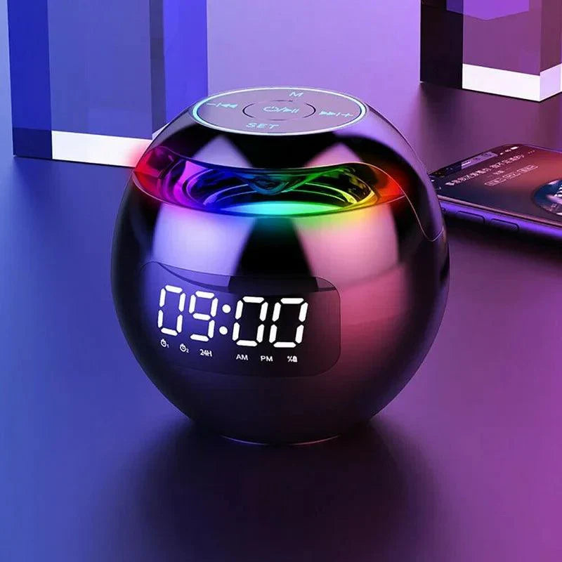 Bluetooth Speaker Alarm Clock LED Digital Bedside 1