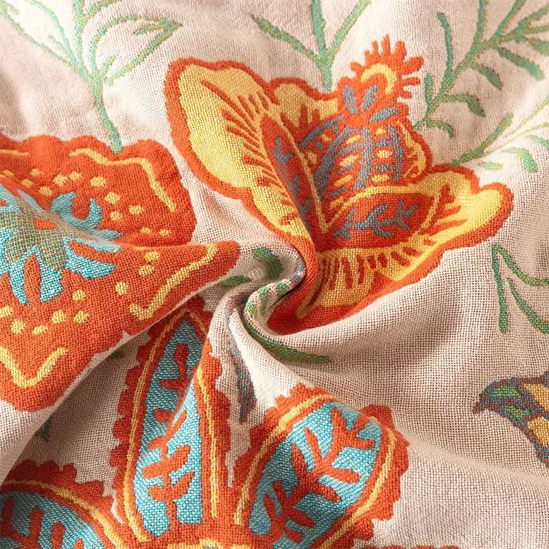 BohoWeave – Cotton Reversible Blanket with Jacquard Pattern 5