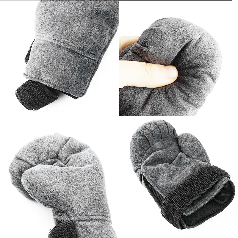 Boxing Glove Shift Knob Cover Suede | Sporty Boxing Glove Design for Gear Stick | Soft Comfortable Grip Universal Fit