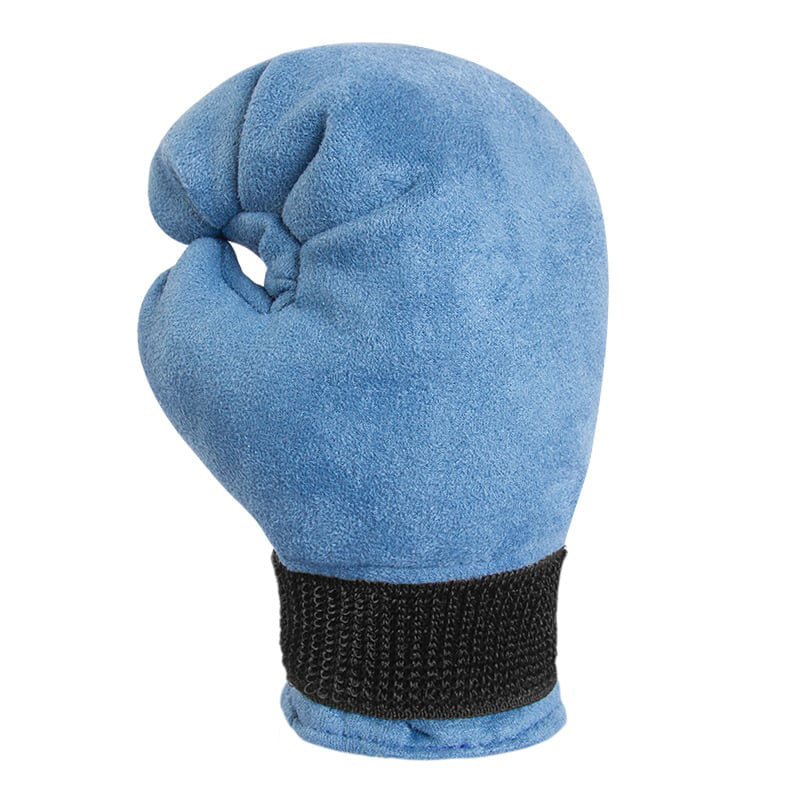Boxing Glove Shift Knob Cover Suede | Sporty Boxing Glove Design for Gear Stick | Soft Comfortable Grip Universal Fit