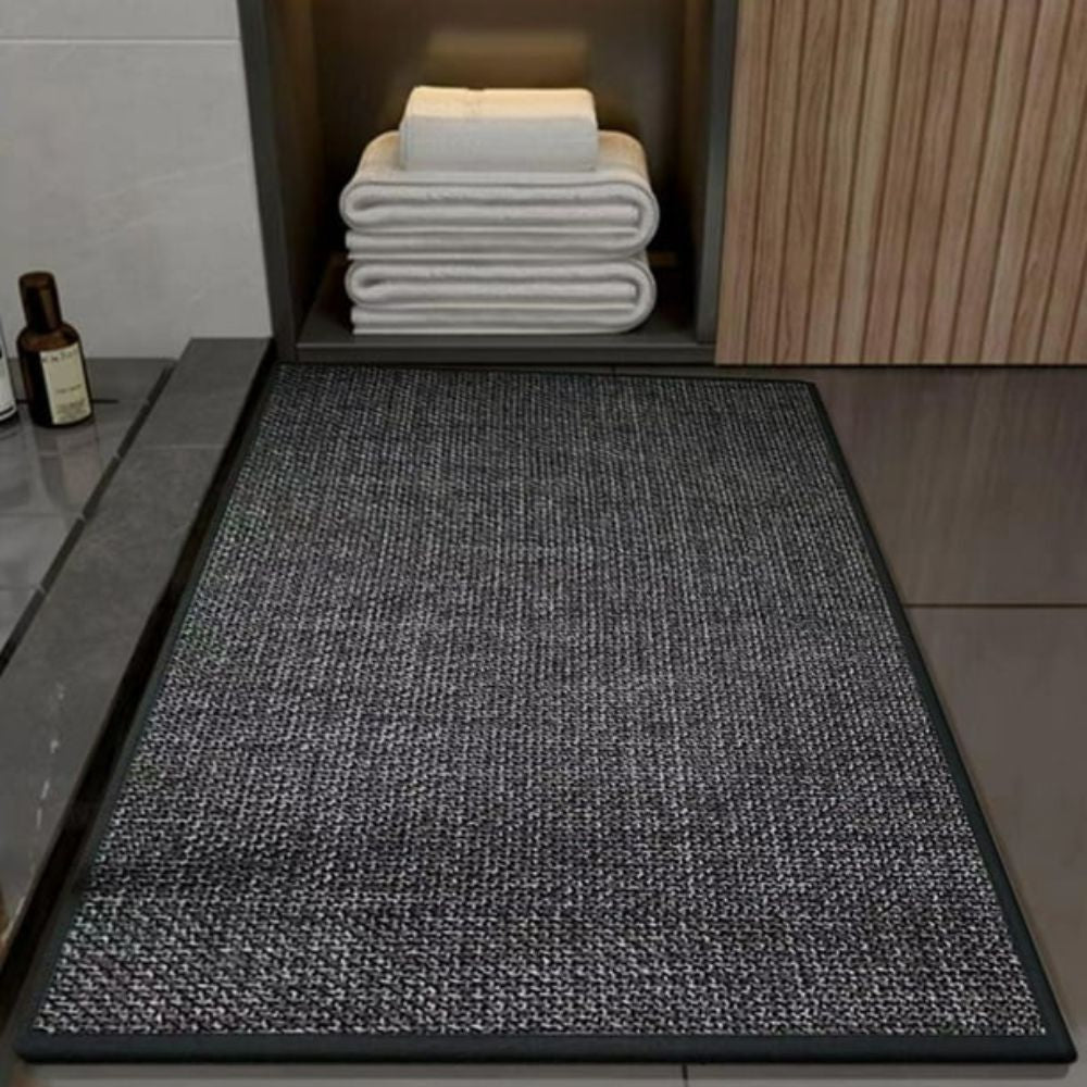 Braided Comfort | Non-Slip Bath Mat – Highly Absorbent Fabric Design