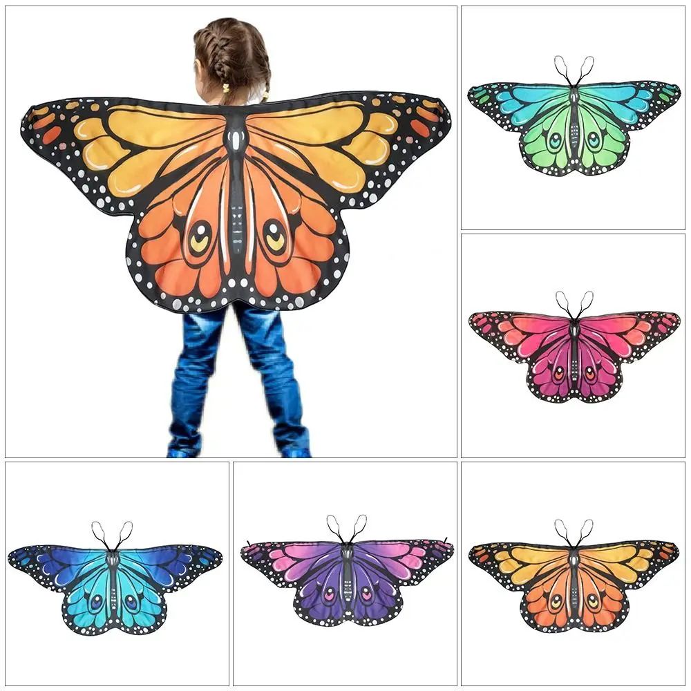 Butterfly Wings Fairy Cape | Lightweight Flowing Costume Cape | Soft Fabric for Dress-Up, Parties and Performances