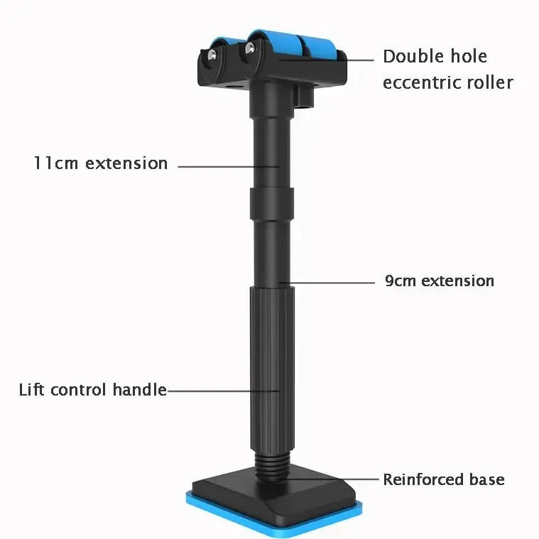 Cabinet Mounting Lifting Rails Nylon & PVC | Adjustable Height, 400 kg Load Capacity | Scratch-Free Solo Installation