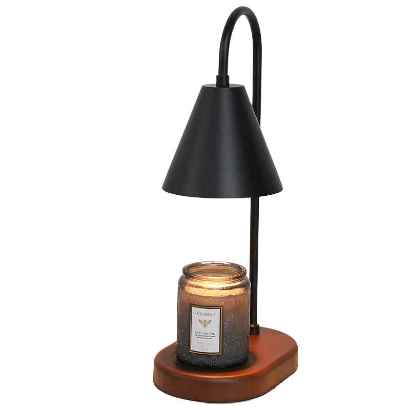 Candle Wax Warmer Table Lamp | Dimmer Control, Arched Arm