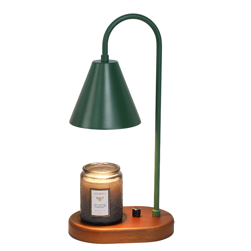 Candle Wax Warmer Table Lamp | Dimmer Control, Arched Arm