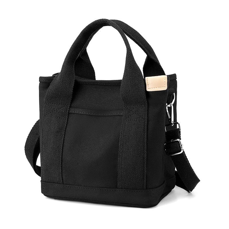 CanvasBag™ | Black Crossbody Bag for Women - Durable Canvas with Adjustable Strap 1
