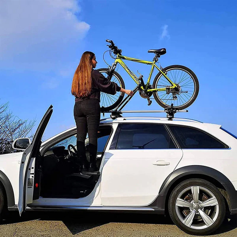 Car Door Step Aluminium Alloy | Folding Design with Built-In Safety Hammer | Supports Up to 510 Pounds for Rooftop Access